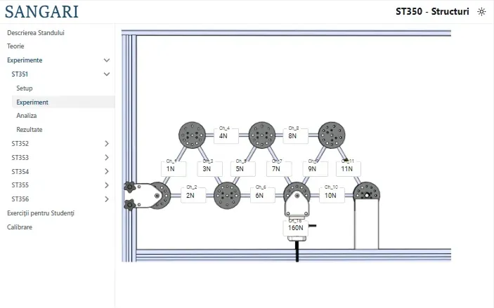 ST350 software interface