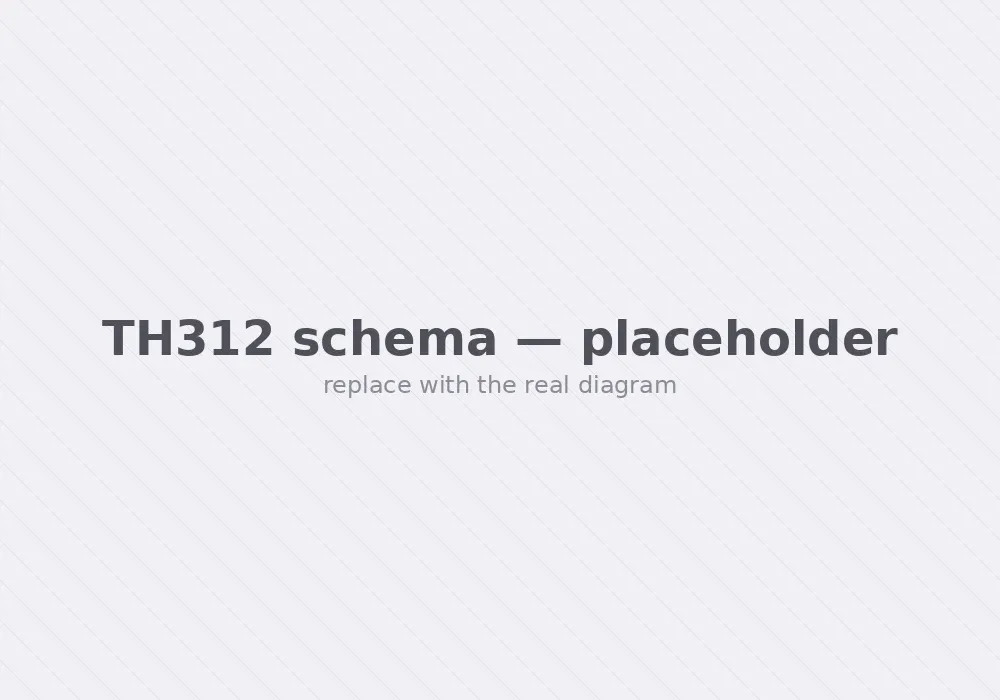 Schematic diagram of the TH331 apparatus