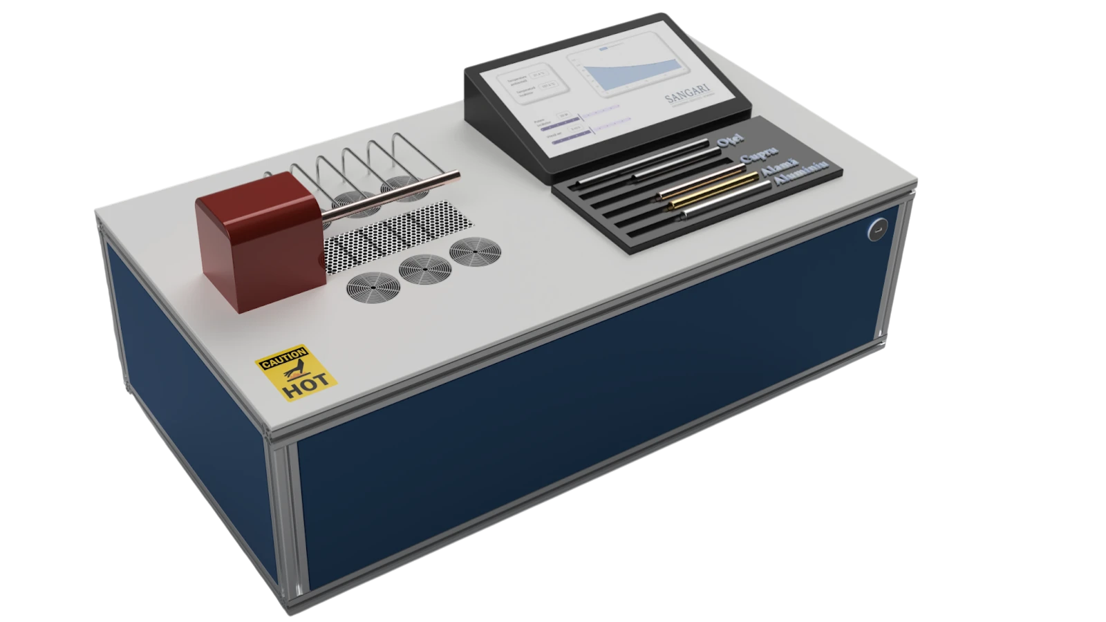 TH322 — Heat conduction and convection bench