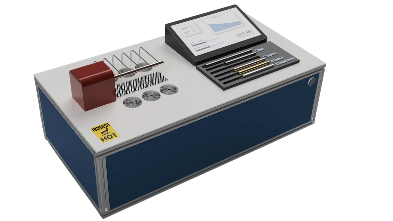 TH322 — Heat conduction and convection bench