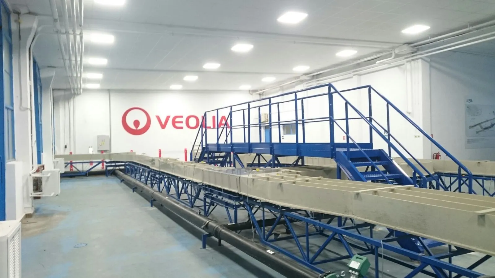 Realizare Model fizic al sistemului hidraulic Nod Popesti - Caseta - Colector B7 si Camera de siguranta - Colector A3 (scara modelare 1:20)